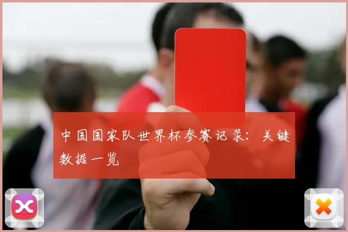 中国国家队世界杯参赛记录:关键数据一览